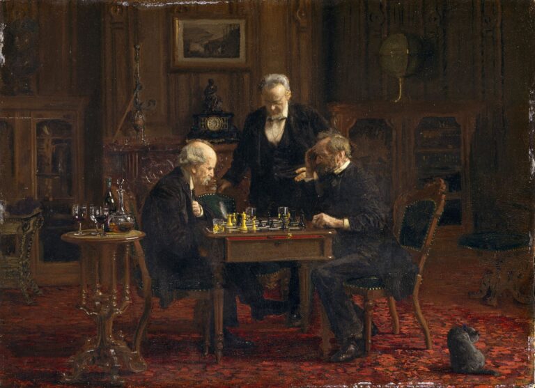 Les joueurs d’échecs – Thomas Eakins Thomas Eakins