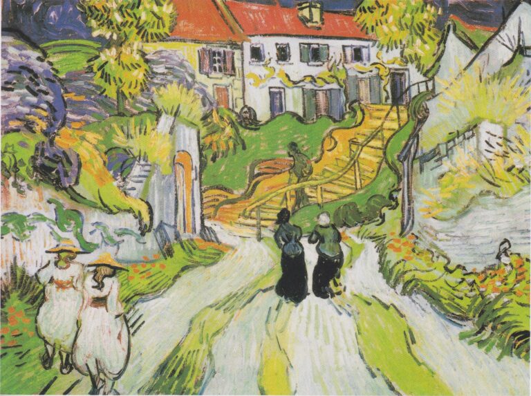 Chemin et escalier à Auvers-sur-Oise – Van Gogh Vincent Van Gogh