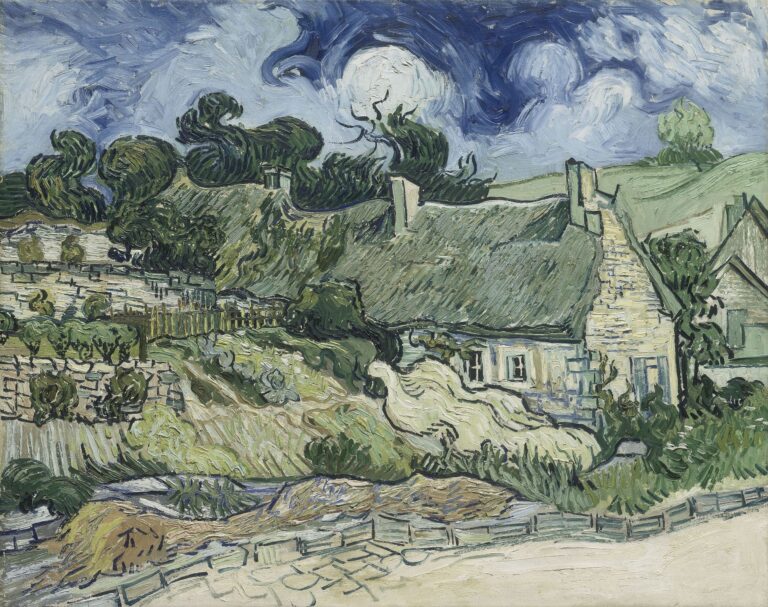 Les Chaumes de Cordeville à Auvers-sur-Oise – Van Gogh Vincent Van Gogh