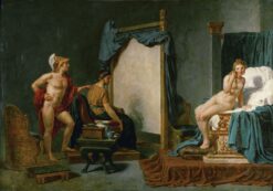 Apelles peignant Campaspe en présence d’Alexandre le Grand – Jacques-Louis David Jacques-Louis David