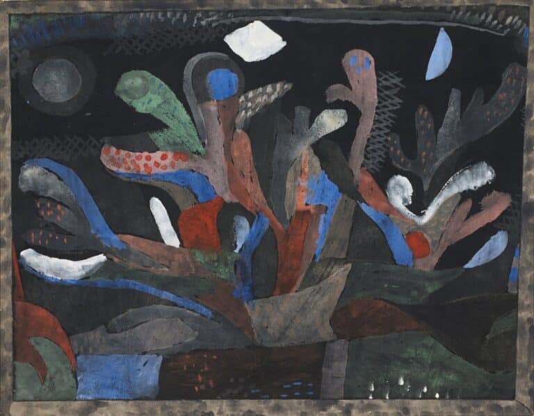 Jardin en couleurs sombres – Paul Klee Paul Klee