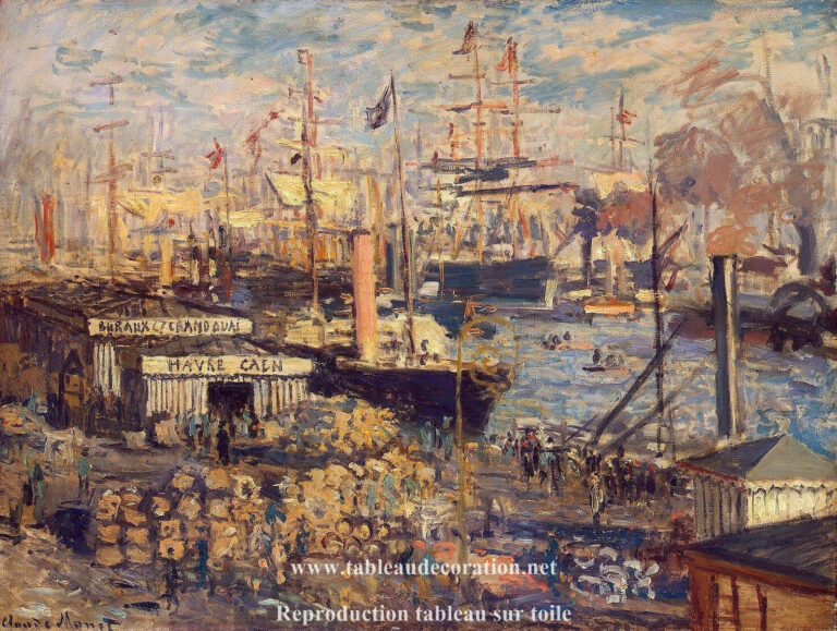 Le Grand Quai au Havre – Tableau Monet Claude Monet