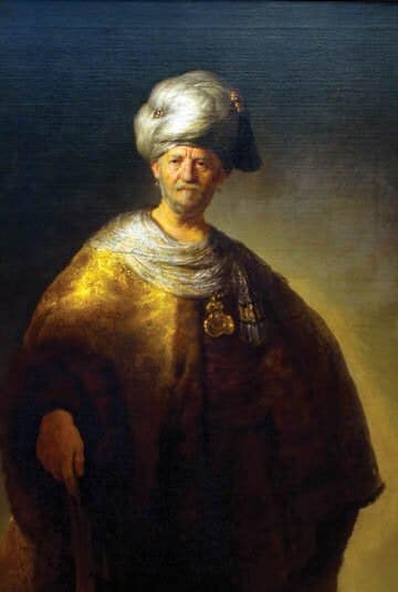 Portrait d’un oriental distingué – Rembrandt van Rijn Rembrandt van Rijn