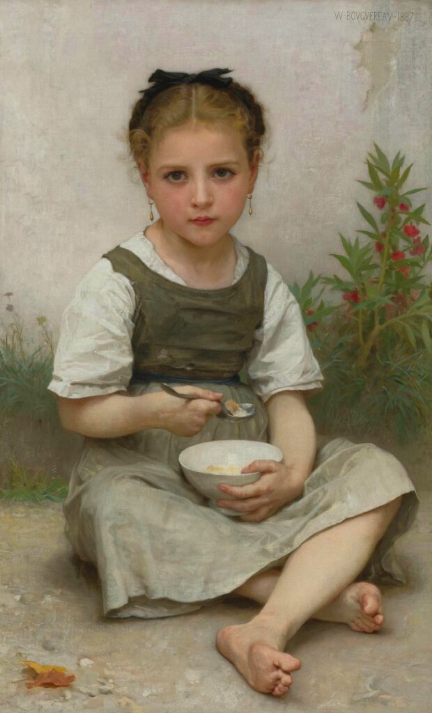 Petit-déjeuner du matin – William Bouguereau William Bouguereau