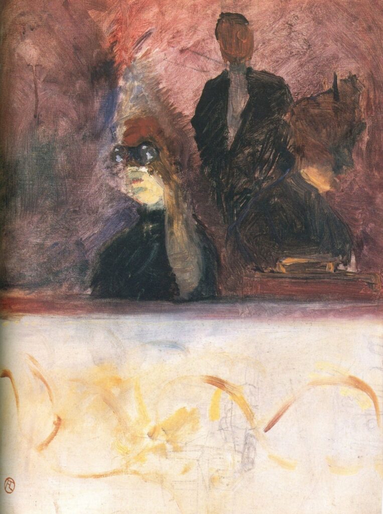 La boîte du Mascaron Dore – Toulouse Lautrec Henri de Toulouse-Lautrec