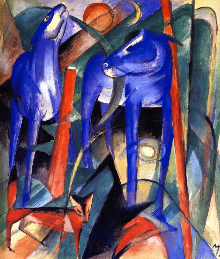 Trois animaux fabuleux – Franz Marc Franz Marc