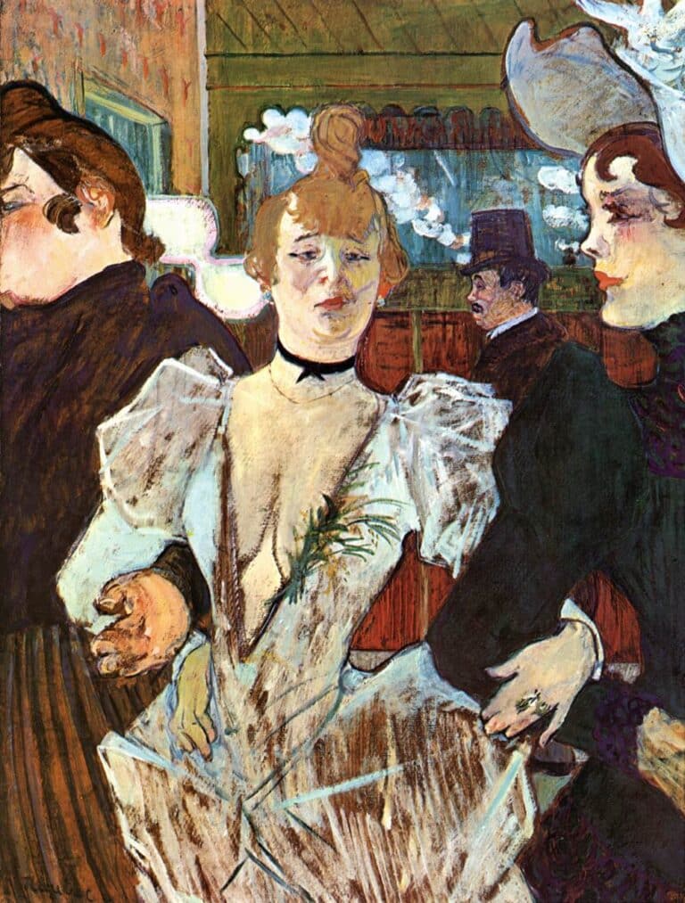 La Goulue entre au Moulin Rouge – Toulouse Lautrec Henri de Toulouse-Lautrec