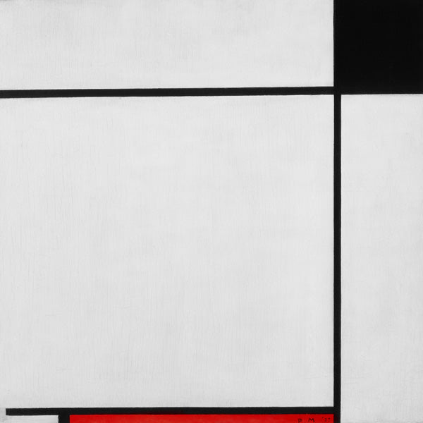 Composition avec du noir, du rouge et du gris – Mondrian Piet Mondrian