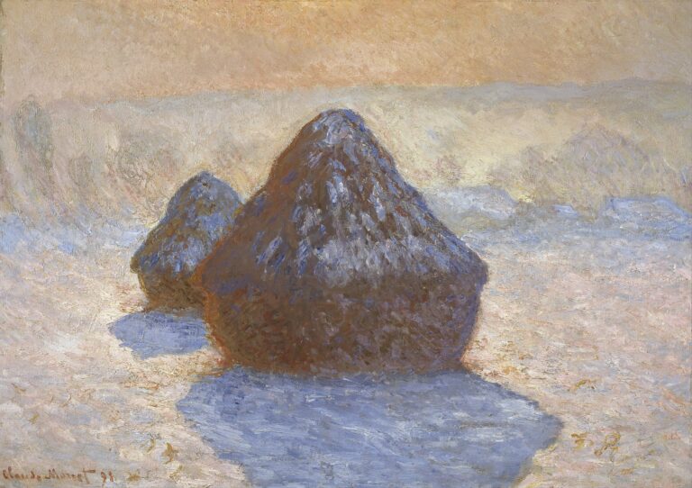 Les meules de foin : Effet de neige – Claude Monet Claude Monet