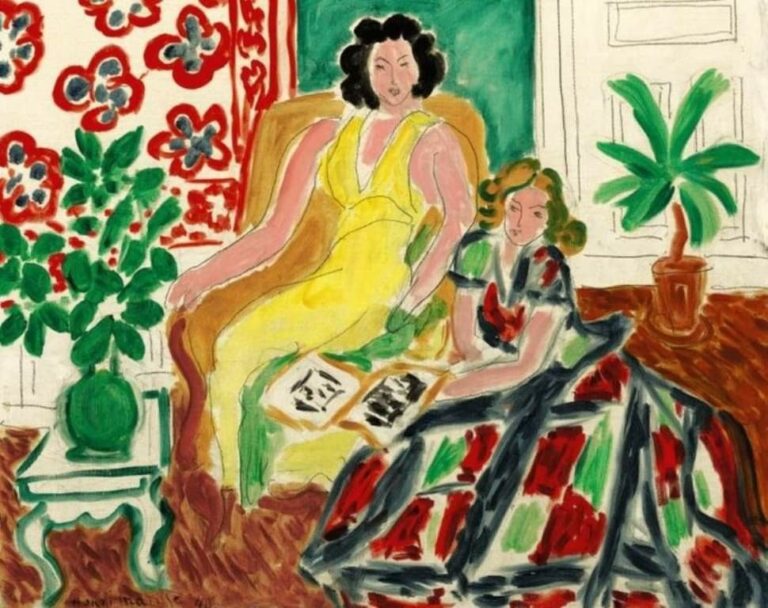 Robe Jaune Et Robe Arlequin – Matisse Henri Matisse