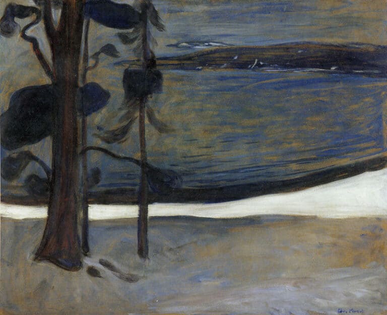 L’hiver à Nordstrand – Edvard Munch Edvard Munch