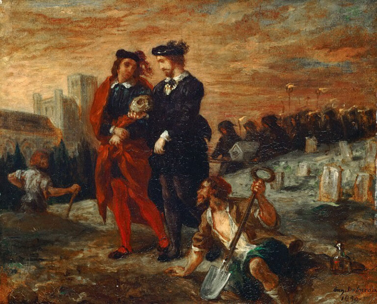 Hamlet et Horace sur le cimetière – Eugène Delacroix Eugène Delacroix