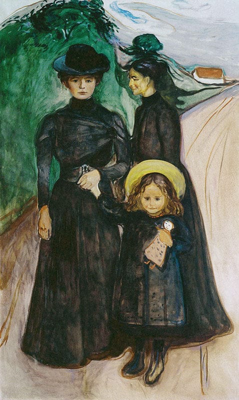 La famille sur la route – Edvard Munch Edvard Munch