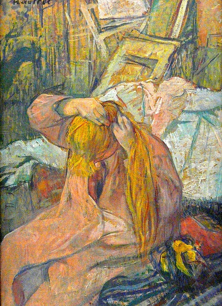 Femme se coiffant – Toulouse Lautrec Henri de Toulouse-Lautrec