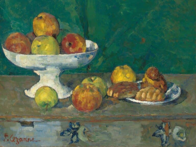 Nature morte avec des pommes et des petits gâteaux – Paul Cézanne Paul Cézanne