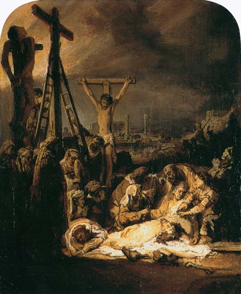 Mise en croix II – Rembrandt van Rijn Rembrandt van Rijn