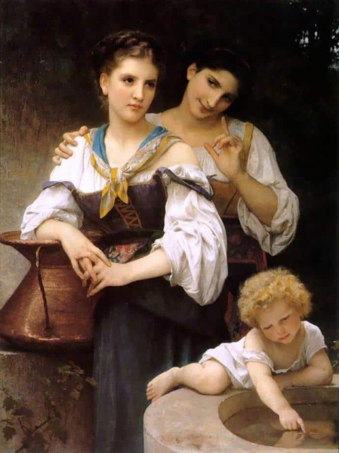 Le secret – William Bouguereau William Bouguereau