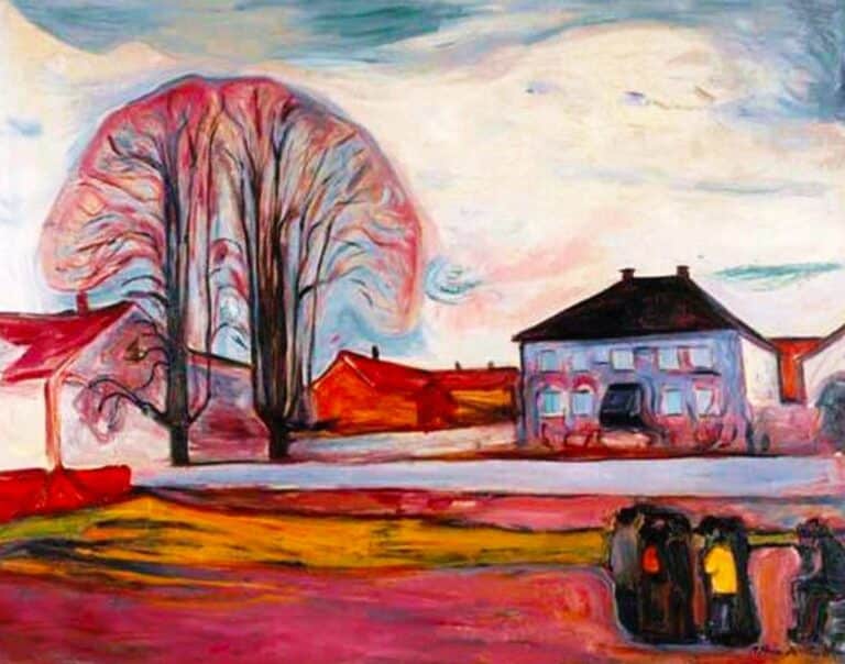 Maison à Aasgaardstrand – Edvard Munch Edvard Munch