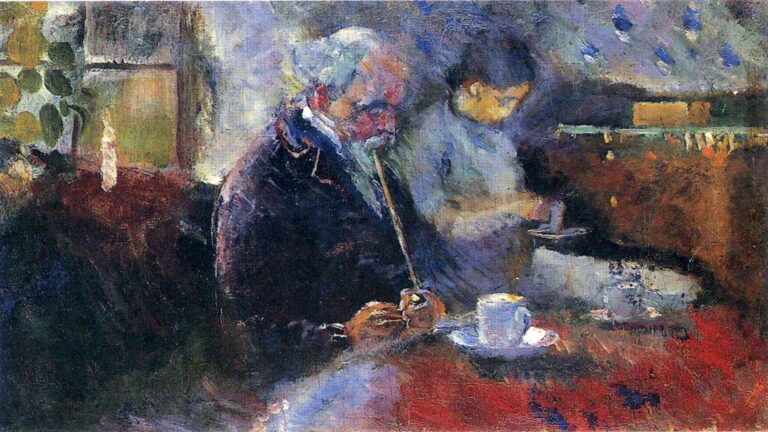 À la table de café – Edvard Munch Edvard Munch