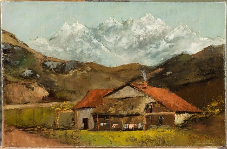 Cabane de paysans dans la montagne – Gustave Courbet Gustave Courbet