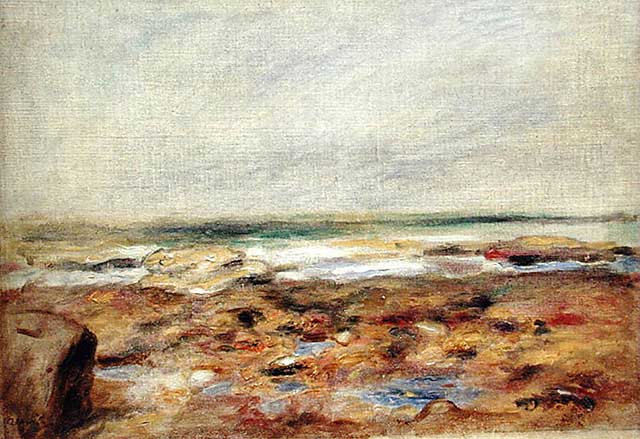 La plage à Martigues – Pierre-Auguste Renoir Pierre-Auguste Renoir