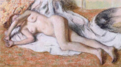 Après le bain ou, Nu couché – Edgar Degas Edgar Degas