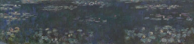 Nymphéas, reflets verts – Claude Monet "Les Nymphéas" de Claude Monet