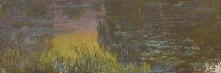 Nymphéas, Soleil couchant – Claude Monet "Les Nymphéas" de Claude Monet