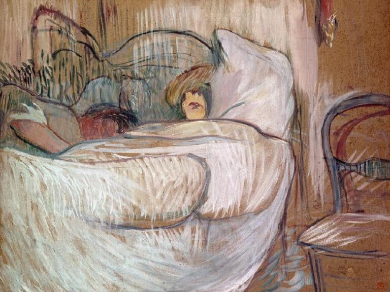 La lit – Toulouse Lautrec Henri de Toulouse-Lautrec