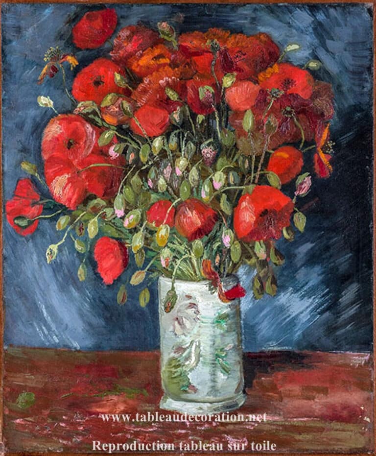 Vase de coquelicots – Van Gogh Vincent Van Gogh