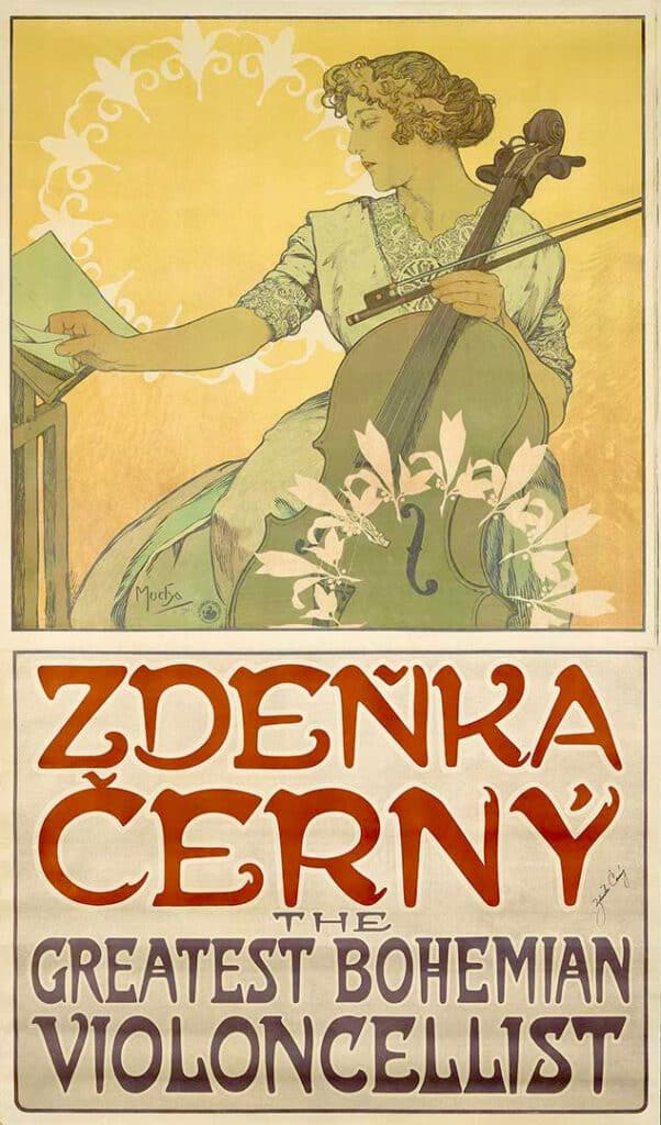 Affiche Zdenka Cerny – Mucha Alphonse Mucha