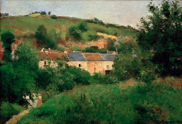 La rue de village – Camille Pissarro Camille Pissarro