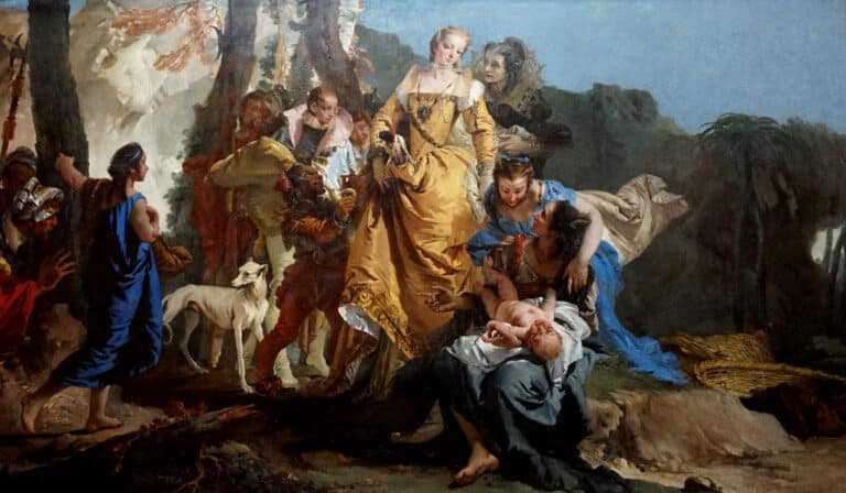 La découverte de l’enfant Moïse – Giambattista Tiepolo Giambattista Tiepolo