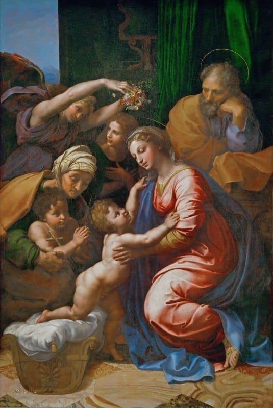 La grande sainte famille de Franz I – Raphaël (peintre) Raffaello Sanzio