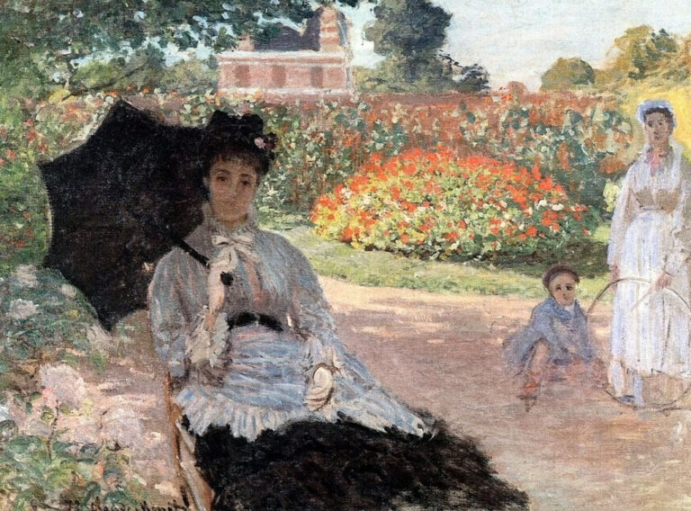 Camille au jardin avec Jean – Claude Monet Claude Monet