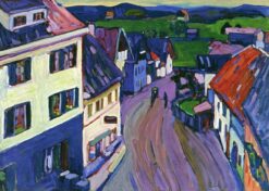 Vue de la fenêtre du Griesbrau – Vassily Kandinsk Vassily Kandinsky