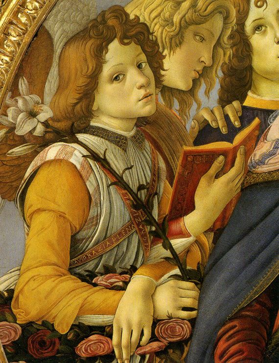 Têtes du groupe d’anges – Sandro Botticelli Sandro Botticelli