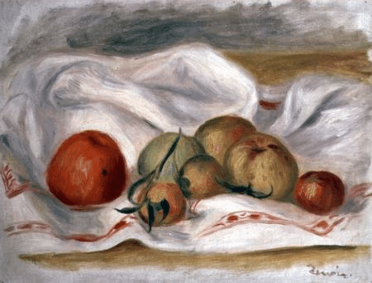 Nature morte avec des pommes – Pierre-Auguste Renoir Pierre-Auguste Renoir