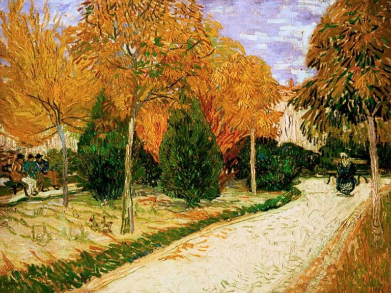 Jardin d’automne – Van Gogh Vincent Van Gogh