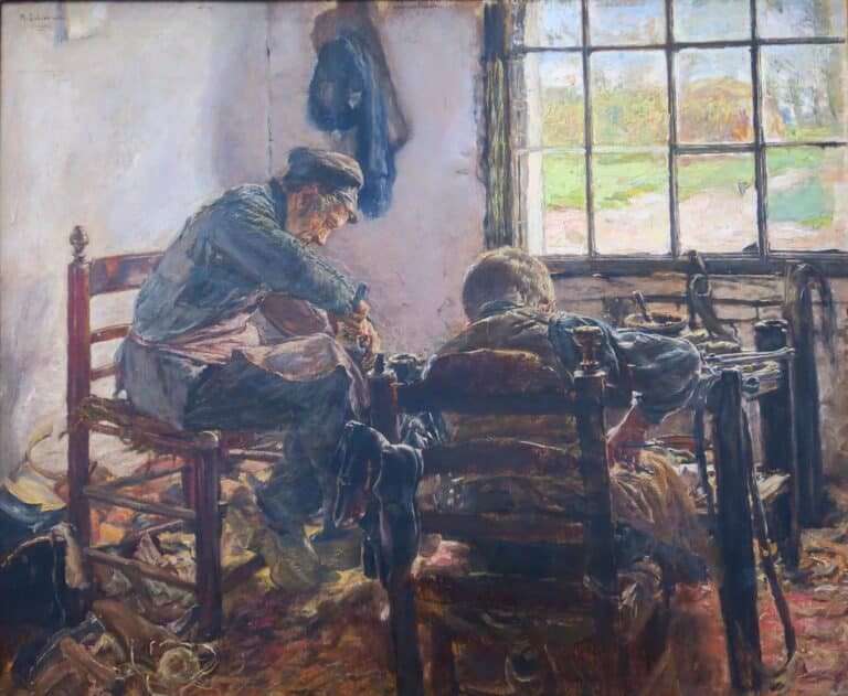 Atelier de cordonnier – Max Liebermann Max Liebermann