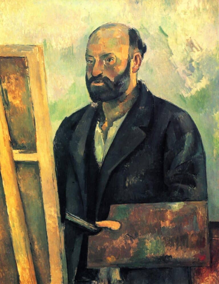 Auto-portrait avec la palette – Paul Cézanne Paul Cézanne