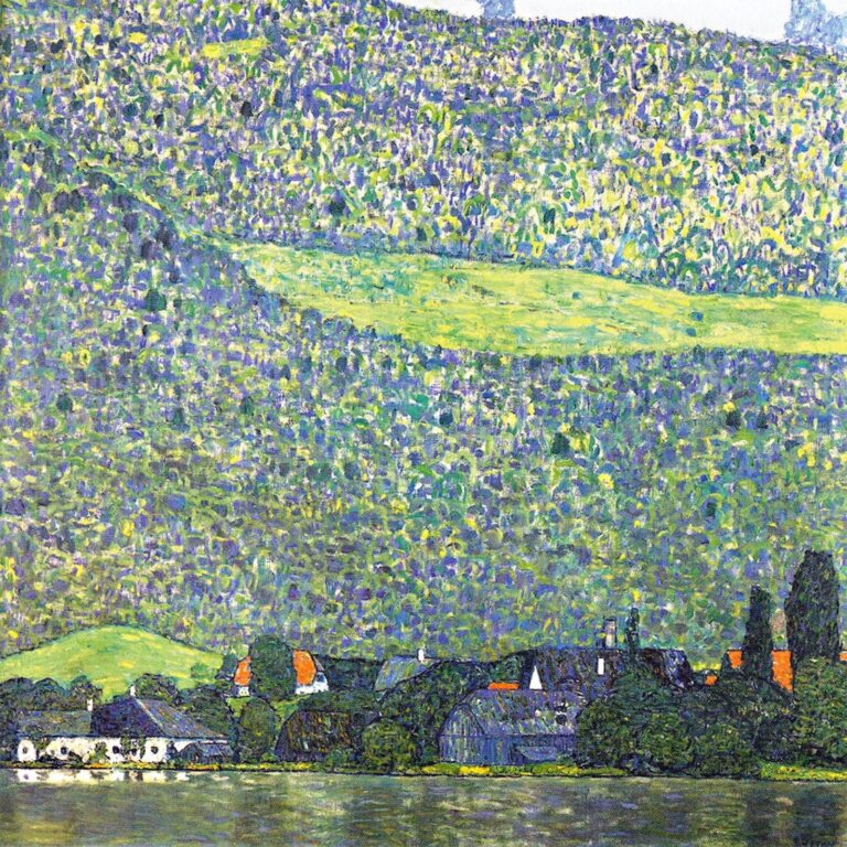 Litzlberg sur le lac Attersee 1915 – Gustav Klimt Gustav Klimt