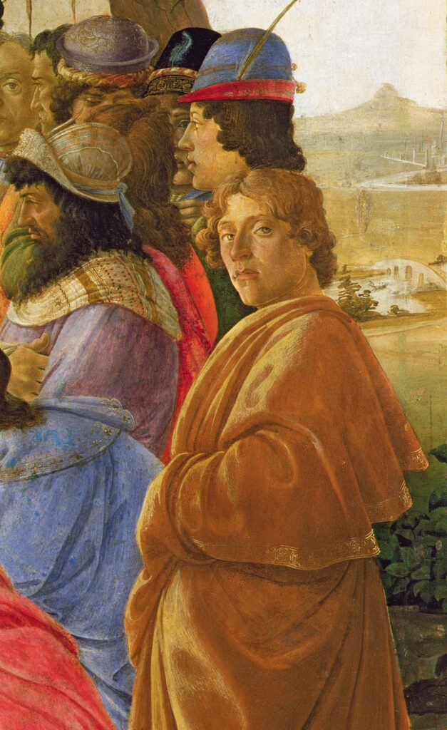 Détail de l’Adoration des Mages – Sandro Botticelli Sandro Botticelli