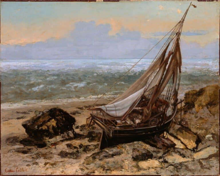 Bateau de pèche – Gustave Courbet Gustave Courbet