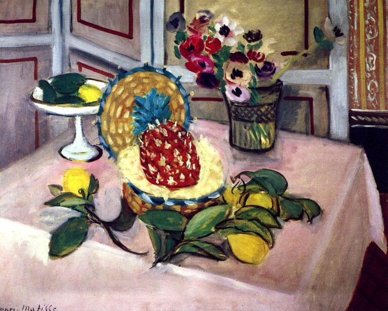 Nature morte ananas-citron – Matisse Henri Matisse