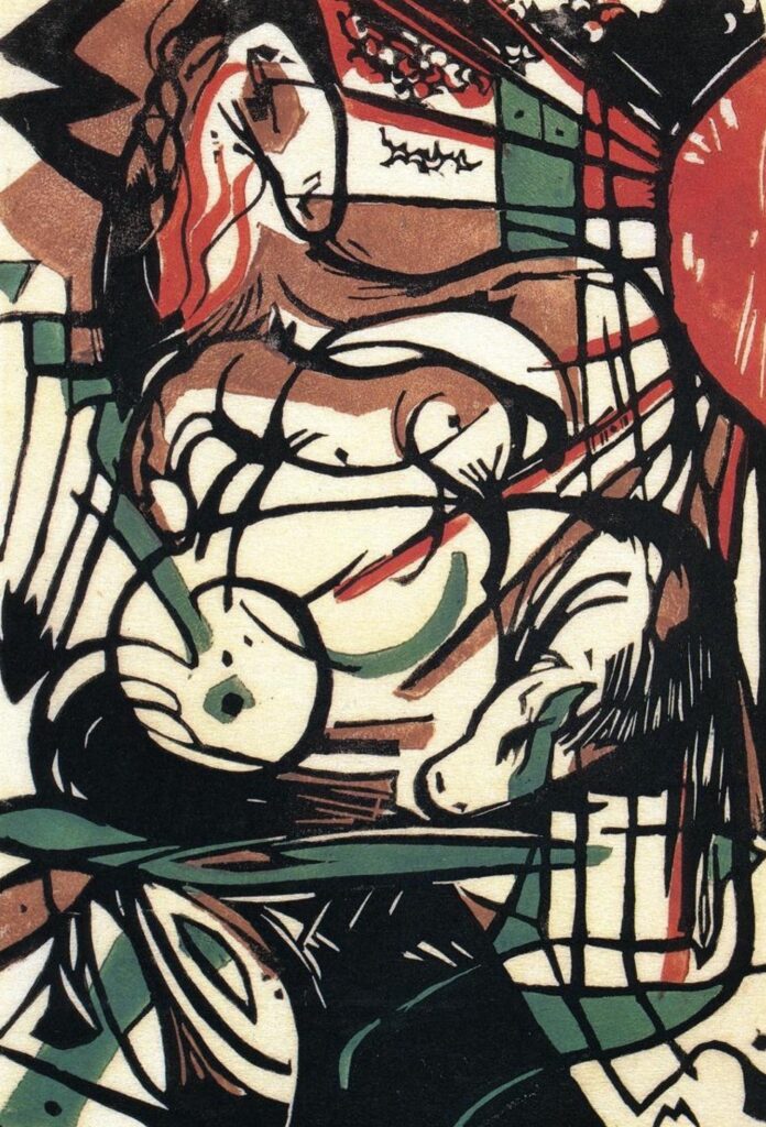 La naissance du cheval  – Franz Marc Franz Marc