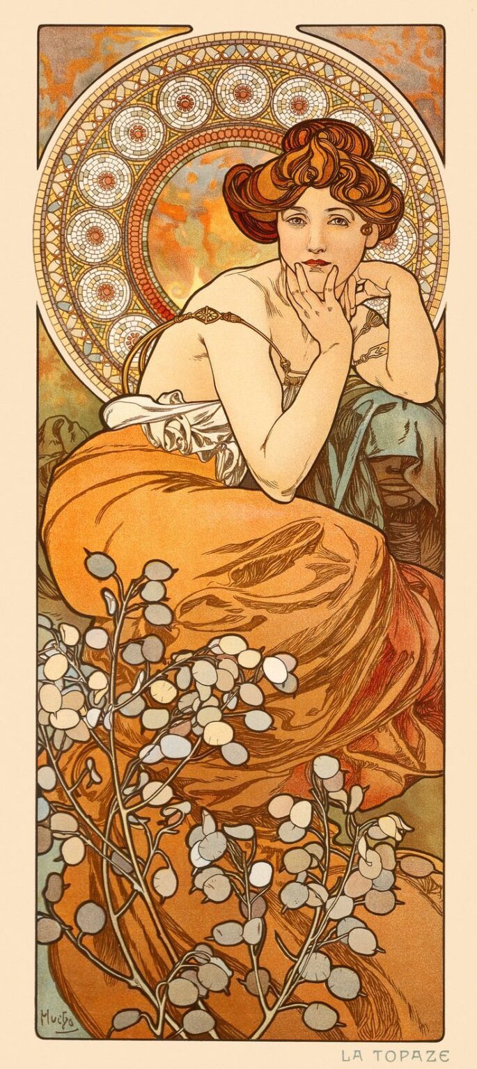 Topaze – Mucha Alphonse Mucha