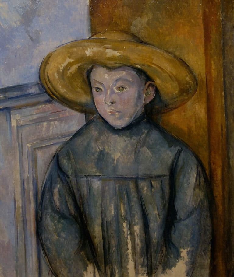 Enfant avec un chapeau de paille – Paul Cézanne Paul Cézanne