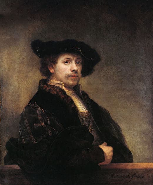 Autoportrait à l’âge de 34 ans – Rembrandt van Rijn Rembrandt van Rijn