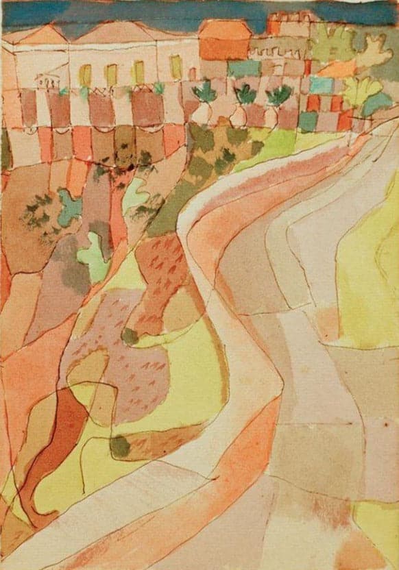 Route près de la Villa Mazzaro – Paul Klee Paul Klee